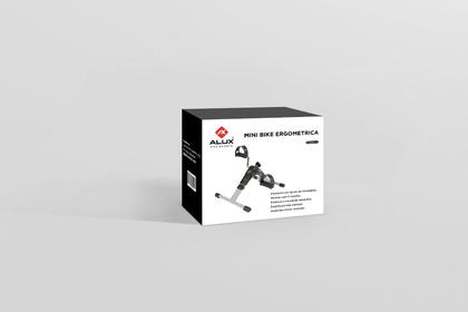 Imagem de Mini Bike Dobrável Portátil Fisio II Alux Pro Sports  Exercício Braços e Pernas com Display e Ajuste de Intensidade