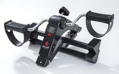 Imagem de Mini Bike Dobrável Portátil Fisio II Alux Pro Sports  Exercício Braços e Pernas com Display e Ajuste de Intensidade