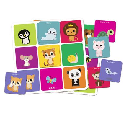 Imagem de Mini Bingo Animais Joguinhos de Bolsa Infantil Madeira