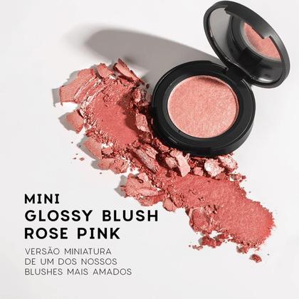 Imagem de Mini Blush Cintilante Glossy Blush Cor Rose Pink - Océane
