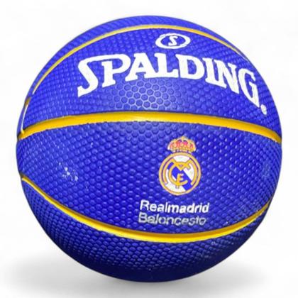 Imagem de Mini Bola De Basquete Spalding Real Madrid E Barcelona