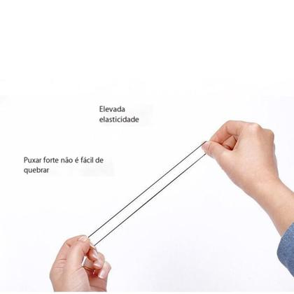 Imagem de Mini bolsinha com Xuxinhas e Elásticos para Cabelo Preta