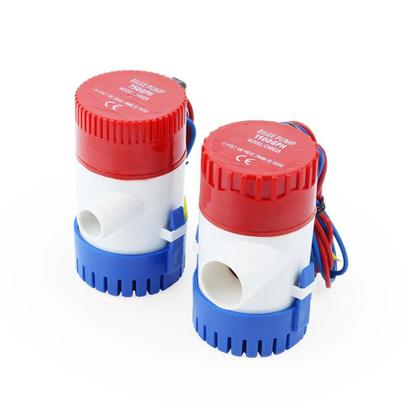 Imagem de Mini Bomba Submersível 12V DC 500-1100 GPH - Com Interruptor Flutuante para Barco e Hidroavião