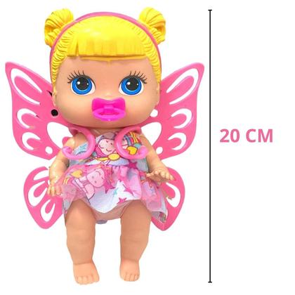 Imagem de Mini Boneca Fadinha Mágica Baby Fada Menina Super Toys Collection
