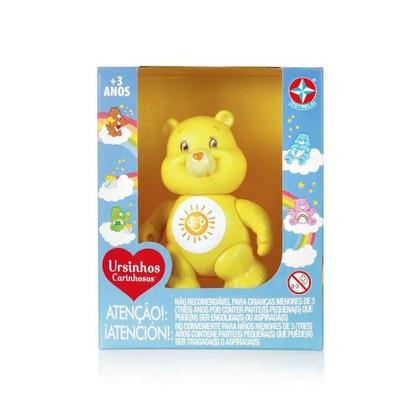 Imagem de Mini Boneco Ursinhos Carinhosos Sol Care Bears Amarelo Vinil