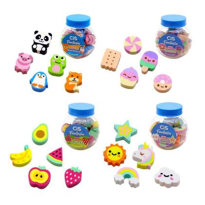 Imagem de Mini Borracha Cis Stampa Fantasia Caixa Com 4 Unidades Ref-55.3407