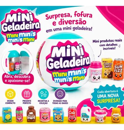 Imagem de Mini Brands Geladeira + 2 Bolas Colecionável Surprise