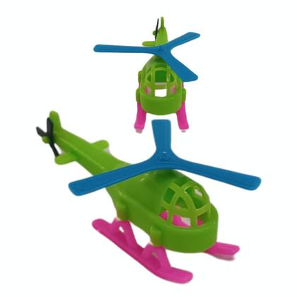 Imagem de Mini Brinquedo Super Helicóptero Colorido - 4 Unidades