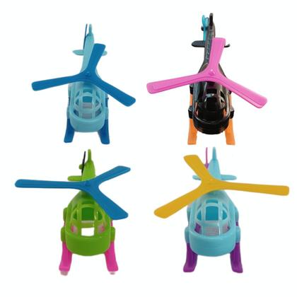 Imagem de Mini Brinquedo Super Helicóptero Colorido - 4 Unidades