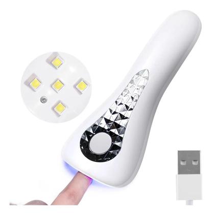 Imagem de Mini Cabine Led Uv Portátil Secagem Unhas Gel Esmalte 18w Q5