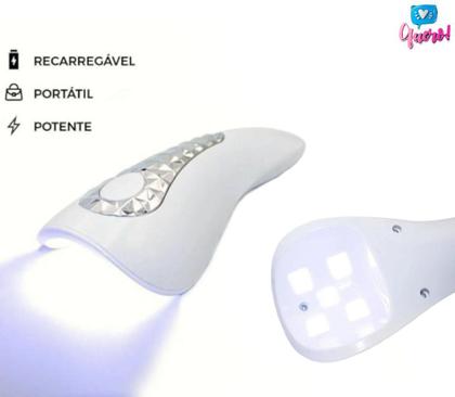 Imagem de Mini Cabine Q5 Moderna Portátil Recarregável Secagem Rápida e Prática  para Alongamento de Unhas