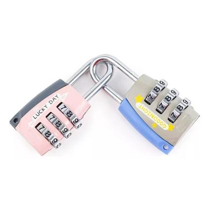 Imagem de Mini Cadeado com Segredo 3 Dígitos