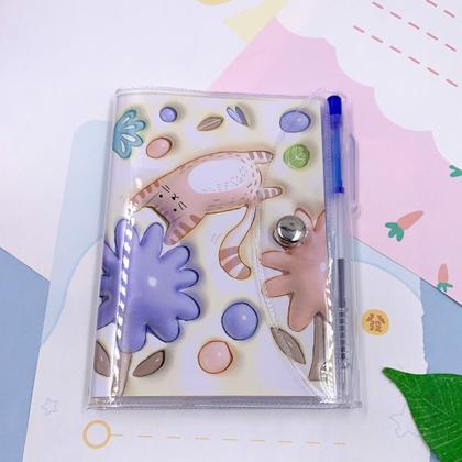 Imagem de Mini Caderninho de Anotações Gatinhos com Mini Caneta Colorida