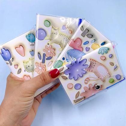 Imagem de Mini Caderninho de Anotações Gatinhos com Mini Caneta Colorida