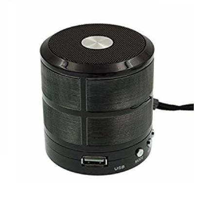 Imagem de Mini Caixa Caixinha Som Portátil Bluetooth Mp3 Fm Sd Usb 3w Ws-887 Preto