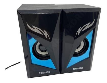 Mini Caixa de Som Multimídia Para PC / Notebook 6W, Cabo de 1m