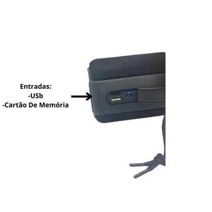Imagem de Mini Caixa De Som Portátil Bluetooth Resistente A água