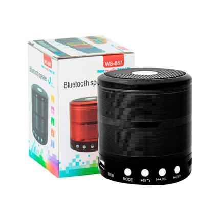 Imagem de Mini Caixa de Som Portatil Bluetooth Speaker WS-887 Preto