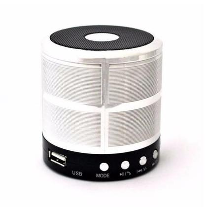 Imagem de Mini Caixa De Som Portátil Speaker Ws-887 - Prata