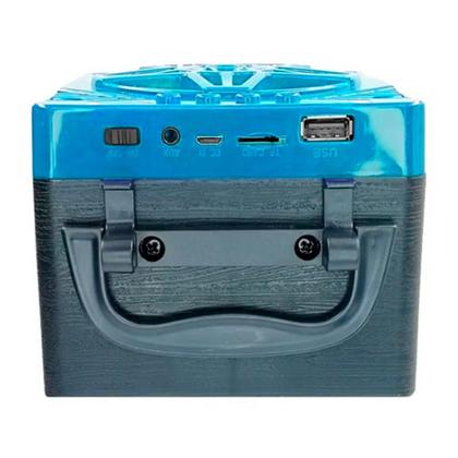 Imagem de Mini Caixa de Som Speaker Bluetooth Portátil Rádio Entrada Pendrive e Micro SD SPK-01 Recarregável