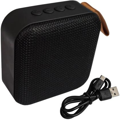 Mini Caixinha de Som Quadrada Portátil Bluetooth Usb Mp3 Sd Rádio