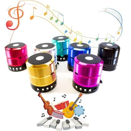 Imagem de Mini Caixinha Som 887 Bluetooth Portátil Usb Mp3 P2 Sd Rádio Fm