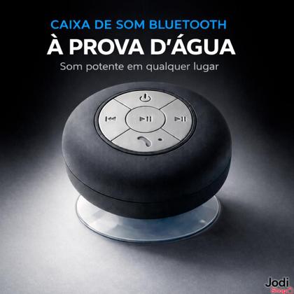 Imagem de Mini Caixinha Som Bluetooth Portátil Prova D'água Ventosa