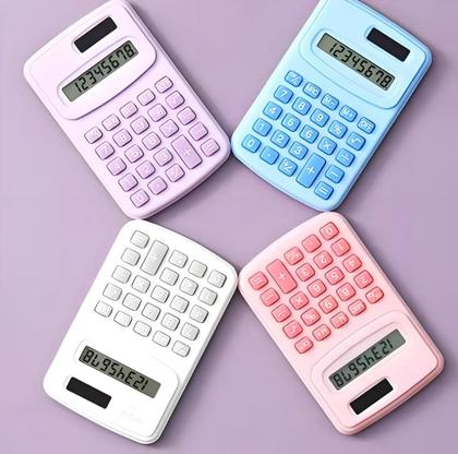 Imagem de Mini Calculadora De Bolso Colorida 8 Dígitos B-Max K-09