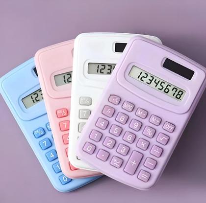 Imagem de Mini Calculadora De Bolso Colorida 8 Dígitos B-Max K-09