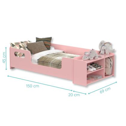 Imagem de Mini Cama Aconchego Infantil Montessoriana com Nicho e Colchão