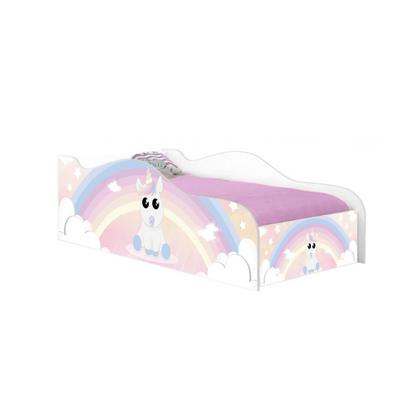 Imagem de Mini Cama Fun Unicórnio Bebê Infantil Com Colchão