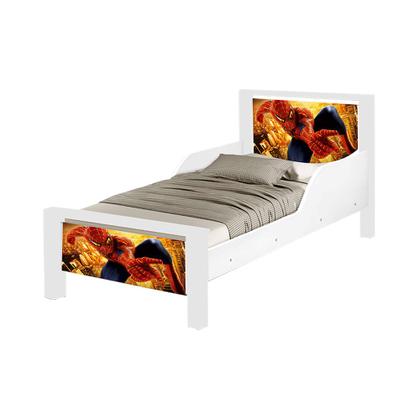 Imagem de Mini Cama Infantil Adesivada Homem Aranha