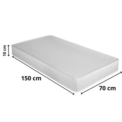 Imagem de Mini Cama Infantil para meninas com Colchão Unicórnio