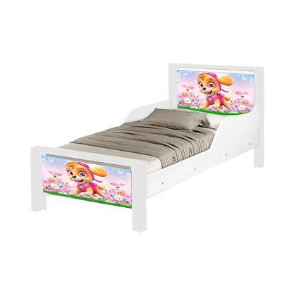 Imagem de Mini Cama Montessoriana Infantil Cachorrinha Adesivada com Colchão