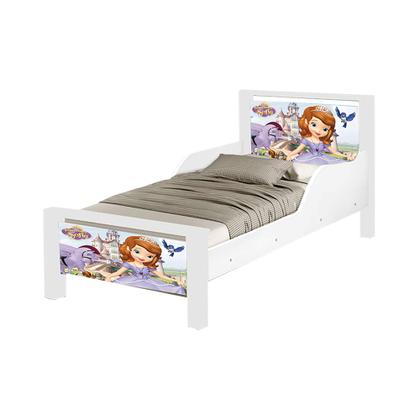 Imagem de Mini Cama Montessoriana Infantil Princesa Sofia Adesivada com Colchão