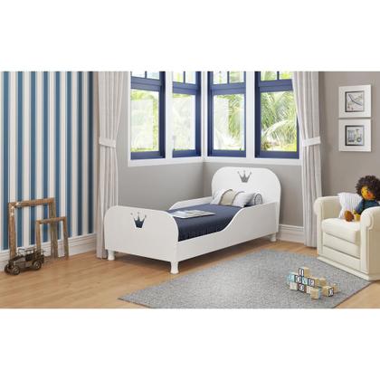 Imagem de Mini Cama Multimóveis Rei / Rainha 100% MDF para colchão 150cmx70cm Branca REF.2321.010