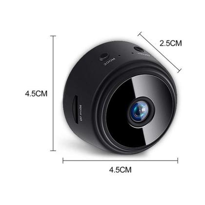 Imagem de Mini câmera 720P com visão noturna, sensor de movimento e WiFi