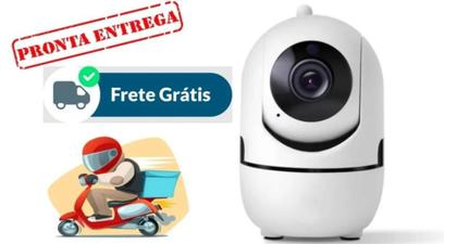 Imagem de Mini Câmera Babá Wifi HD Noturna com Áudio