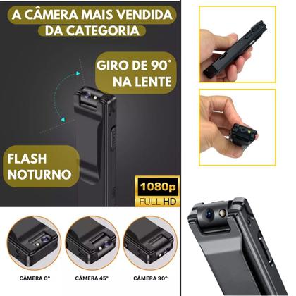 Imagem de Mini Câmera De Segurança Com Sensor De Movimento Hd 1080p A3