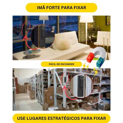 Imagem de Mini Câmera De Segurança Com Sensor De Movimento Hd 1080p A3