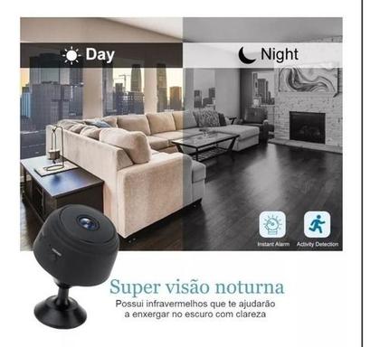 Imagem de Mini Câmera De Segurança Espiã A9  Com Bateria Interna