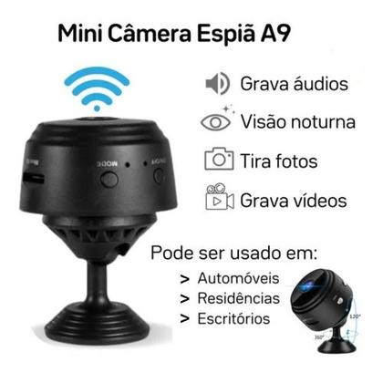 Imagem de Mini Câmera De Segurança Espiã A9  Com Bateria Interna