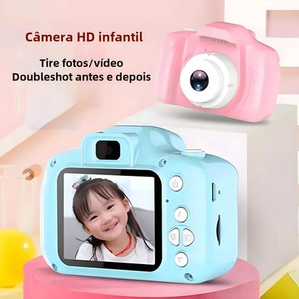 Imagem de Mini Câmera Digital HD para Crianças - Brinquedo de Fotografia e Vídeo - Presente de Aniversário