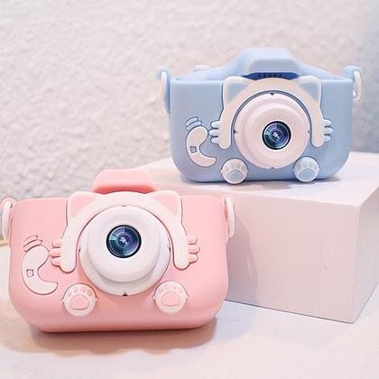 Imagem de Mini Câmera Digital Infantil Filmadora De Vídeo Cabo USB Com Visor Fotográficas Bonitas Recarregável