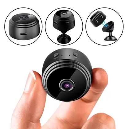 Imagem de Mini Câmera Espiã Monitoramento A9 para Segurança, Wifi com Sensor e Visão Noturna, Sem Fio