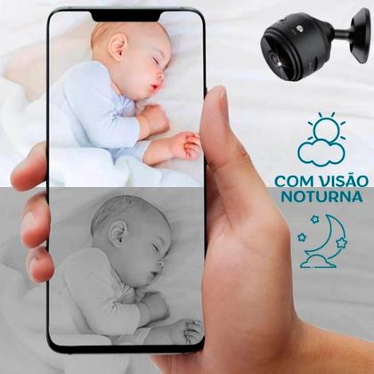 Imagem de Mini Câmera Espiã Monitoramento A9 para Segurança, Wifi com Sensor e Visão Noturna, Sem Fio