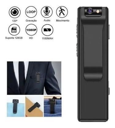 Imagem de Mini Câmera Espiã Portátil com Captação de Áudio Nítido