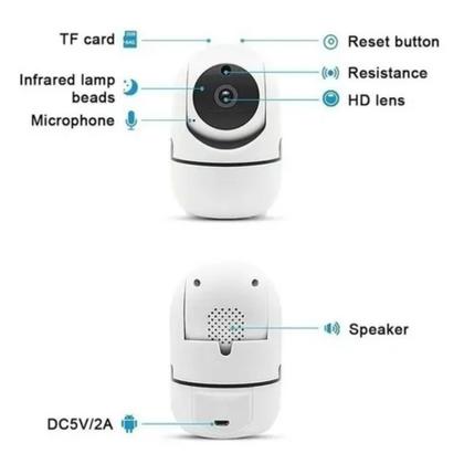 Imagem de Mini Camera Ip Wifi Hd Onvif Sensor Movimento Automático 413