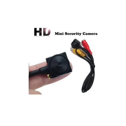 Imagem de Mini Camera Pinhole Discreta 12v Sensor CCD Preta Casa Loja Comércio 931