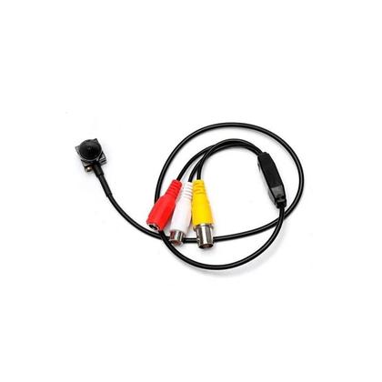 Imagem de Mini Camera Pinhole Discreta 12v Sensor CCD Preta Casa Loja Comércio 931